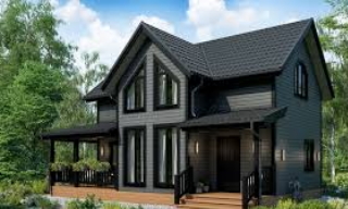 Проекты каркасных домов с террасой от 3653 рублей | Строй-Мск