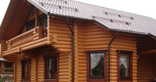 Строительство дома из оцилиндрованного бревна в Сосновом Бору - от 135668 рублей