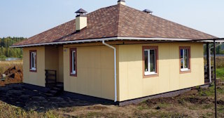 Одноэтажный дом из панелей под ключ в Сосновом Бору - Строй-Мск от 135668 рублей